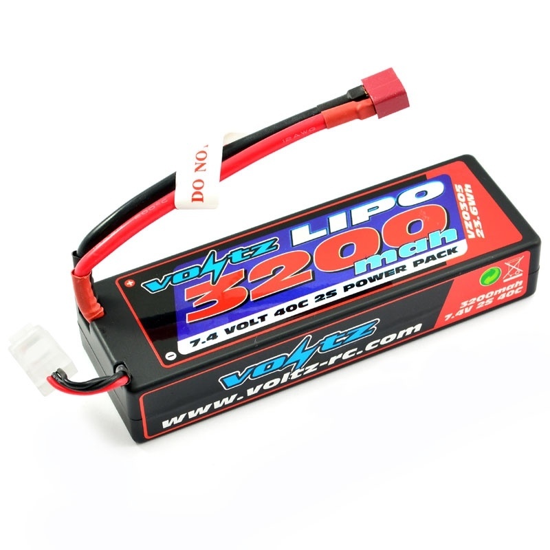 Batterie LiPo 2S 7.4V 3200mAh 40C Hard Case Voltz VZ0305